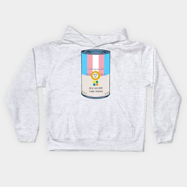 New England Trans Chowder Kids Hoodie by CosmicFlyer